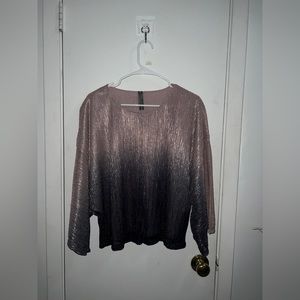Anthropologie Shimmer Ombré Top size L